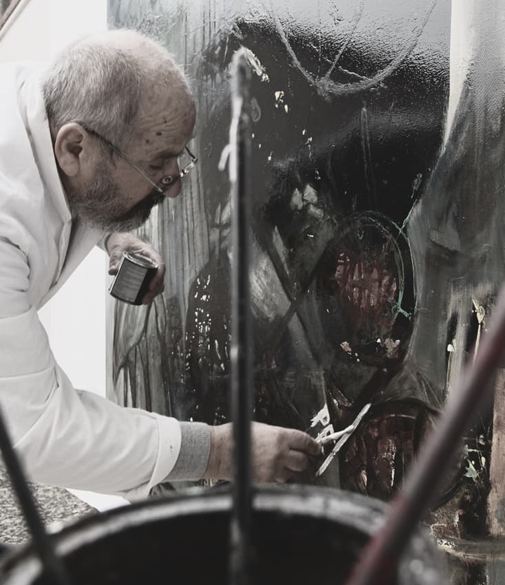 Emanuele Pasculli al lavoro